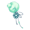 Barrette Snowball Lady