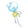 Barrette Snowball Lady